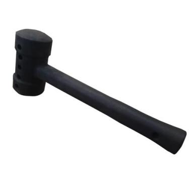 Imagem de Martelo De Borracha Preta Portátil Piso Porcelanato 45mm - MARELAGO
