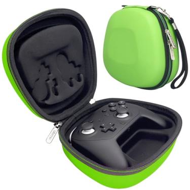 Imagem de sisma Estojo De Transporte Compatível Com Controle Nintendo Switch Pro, Bolsa Armazenamento Portátil Revestimento Rígido Para Viagem, Proteção Completa Botões E Joysticks - Verde