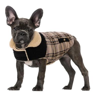 Imagem de Jaqueta de inverno grande para cães, quente, à prova de vento, para cães, para clima frio, jaqueta de neve, roupas para animais de estimação, Golden Retriever, Labrador Retriever, Husky, bege G