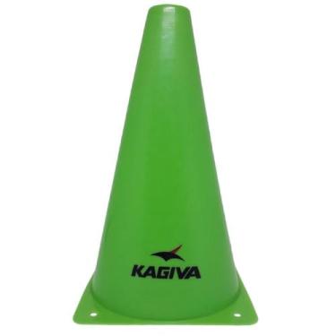 Imagem de Cone Treinamento e Agilidade Kagiva Pvc - Verde, Verde