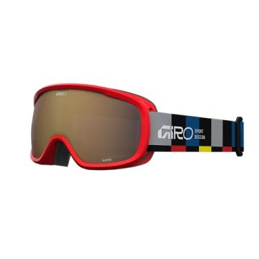 Imagem de Giro Óculos de Neve Buster Kids Blocos Pretos - Rosa Âmbar