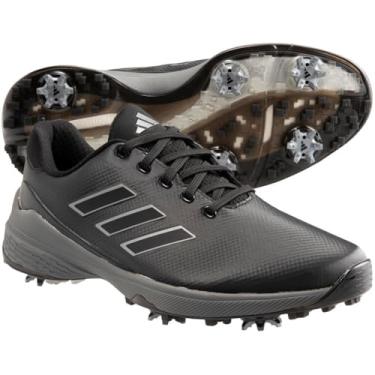 Imagem de adidas Tênis de golfe masculino ZG23, Core Black/Dark Silver Metallic/Silver Metallic, 11.5 Wide