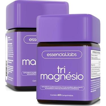 Imagem de 02 POTES DO TRI MAGNÉSIO - A COMBINAÇÃO PERFEITA DE 3 MAGNÉSIOS CONTENDO DIMALATO, BISGLICINATO E ÓXIDO DE MAGNÉSIO - 60 COMPRIMIDOS
