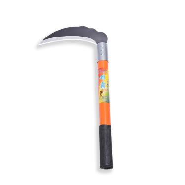 Imagem de FOCMKEAS 1 pce 340 mm/13,39 pol. Foice de limpeza de escova billhook de aço carbono para grama, ferramentas de remoção de ervas daninhas para jardim, foice de dente de serra curvada, machado de facão