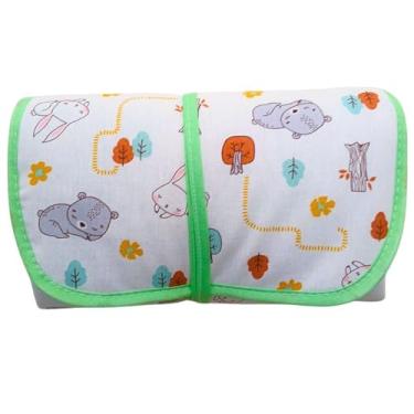 Imagem de Trocador Fraldas Portatil Bolsa Comoda Impermeável Enxoval Menino Menina (Urso Neutro)