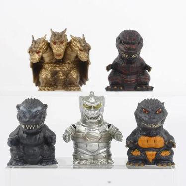 Imagem de Fantoches De Dedo Fofos Mecha Godzilla King Ghidorah Hydreigon Brinque