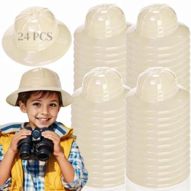 Imagem de Chapéus de festa Safari Eorbow para crianças com tema Jungle, 24 pacot