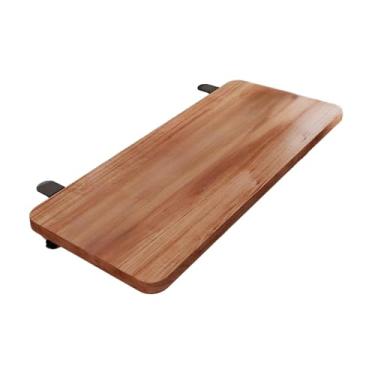 Imagem de Baoblaze Placa de extensão de mesa, apoio de braço, expansão, multifuncional, economia de espaço, adultos, para mesa de computador, bandeja de teclado para, Cor Noz