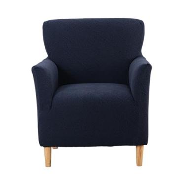 Imagem de CRFATOP 1 capa de cadeira elástica com braços, acento jacquard, poltrona, flor, macia, banquete, poltrona, capas laváveis para sala de estar, escritório, recepção, leitura, sofá, B20