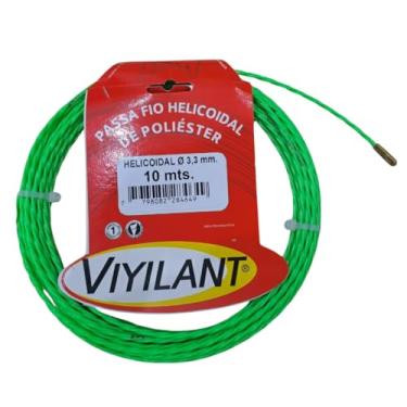 Imagem de Sonda Passa Fio Viylant 10 Metros 3 mm Poliéster Helicoidal Com Dropouts Roscados Verdes