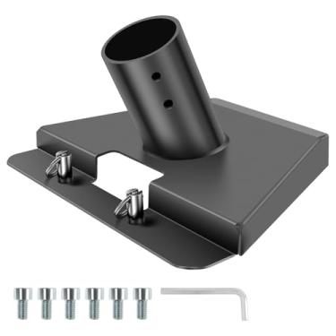 Imagem de KHZSPP Adaptador de tubo Starlink Gen 3, kit de montagem Starlink placa de montagem de mastro, compatível com prato padrão STARLINK, suporte v4 Dishy