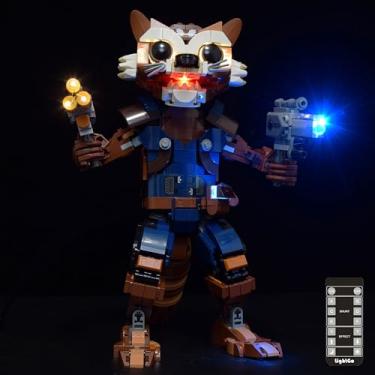 Imagem de LightGo LED Lighting Kit Designed for Lego 76282 Rocket & Baby Groot Building Set - Not Include Model (Remote Version)