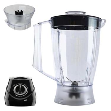 Imagem de Copo para Liquidificador compatível com Mondial Premium L51 e L55 Cristal Tampa Preta