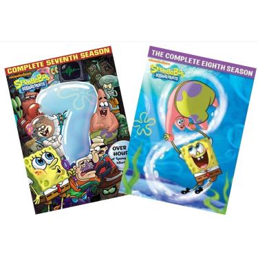 Imagem de SpongeBob SquarePants: The Complete Seventh & Eighth Seasons 2-Pack DVD Collection (Season 7 and 8) [Sponge Bob Square Pants]