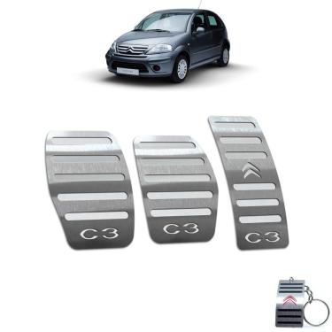 Imagem de Pedaleira Manual Citroen C3 2003 Até 2012 Aço Inox