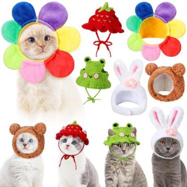 Imagem de Conjunto de 5 peças com traje para animais de estimação Weewooday Cat 