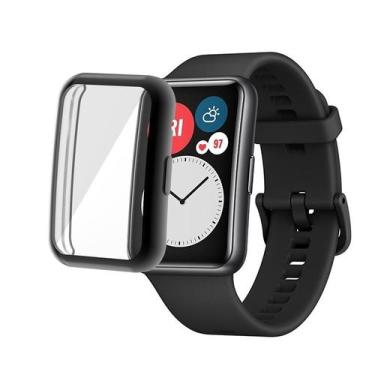Imagem de Capa protetora para Huawei Watch Fit SmartWatch preta - Lightbek Offic