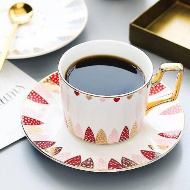 Imagem de Xícaras de chá de café, xícara de café e pires conjunto de cerâmica ph