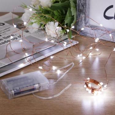 Imagem de Bateria String Lights Sanniu de 16 pés e 50 LED Cool White