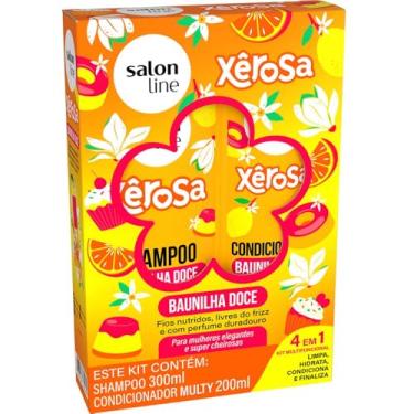 Imagem de SALON LINE KIT SHAMPOO 300ML + CONDICIONADOR 200ML XEROSA BAUNILHA DOCE