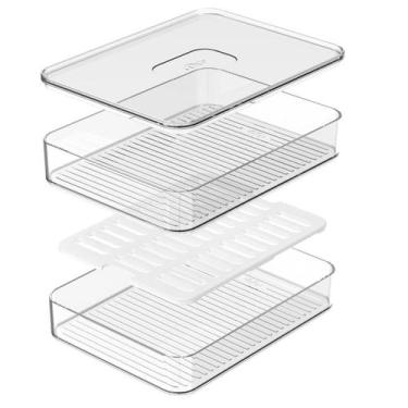 Imagem de Porta Frios Clear Duplo Natural - Ou