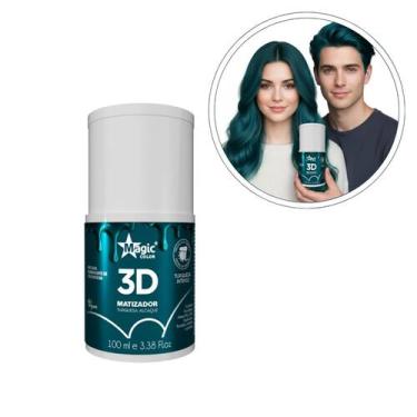 Imagem de Mini Matizador 3D Turquesa Alcaçuz 100ml Magic Color