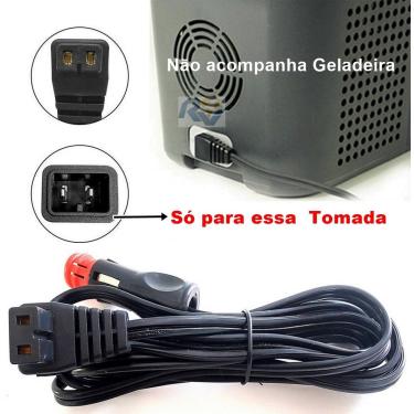 Imagem de Cabo de Alimentação para Geladeira Elber 41 Dometic Waeco 12/24v