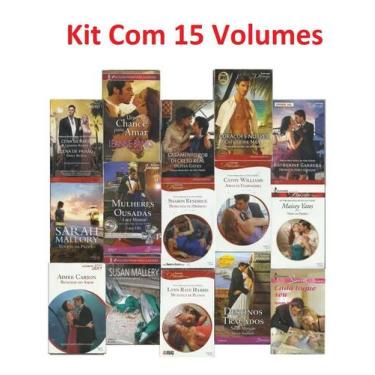 Imagem de Livros Romance Harlequin Kit com 15 Unidades Sem Repetição, Físico