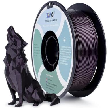 Imagem de Filamento para impressora 3D ZIRO Shiny Sparkle PLA 1,75 mm 1 kg
