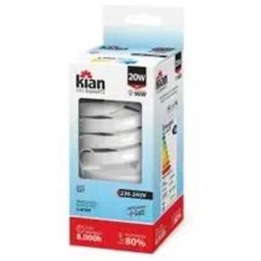 Imagem de Lampada fluorescente espiral 20w x 220v 6500k kian