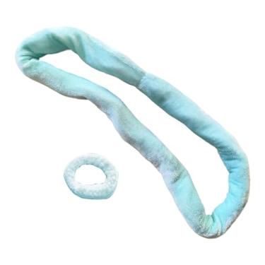 Imagem de RNXRZANK Aro de Ginástica Portátil, 40 Cm (15,75") Equipamento Versátil, Prático E Profissional com Círculo Pequeno para Barra de Pole Dance, azul claro