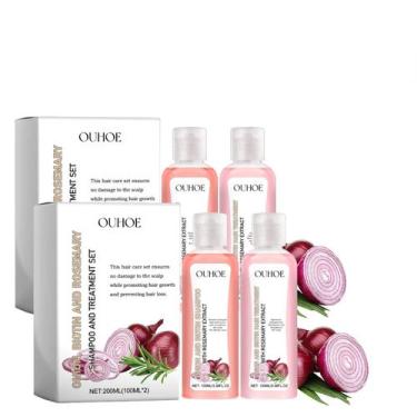 Imagem de Shampoo OUHOE Cebola e biotina com extrato de alecrim (2 unidades)