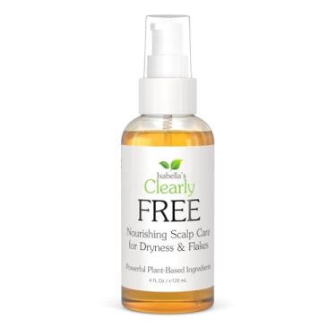 Imagem de Isabella's Clearly Free, O Melhor Óleo Natural Anticaspa, Alívio Da Coceira No Couro Cabeludo Seco, Com Descamação E Dermatite, Óleos De Jojoba, Cedro, Manuka Melaleuca (113 Ml)
