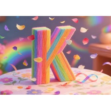 Imagem de INZTXKRI Kit de pintura de diamante com letras de broca completa 5D para adultos, conjunto de artesanato DIY para alívio do estresse, diamantes redondos de resina, tela de linho premium, decoração de