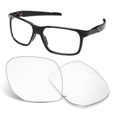 Imagem de Biyxpiv Lentes de substituição de 1,5 mm compatíveis com óculos de sol Oakley Portal X OO9460 59 mm, antiarranhões e resistentes a impactos, Cristal HD, 59mm