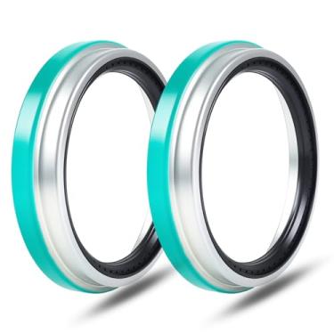 Imagem de Pacote com 2 eixos de tração de vedação de roda clássica QUCpona (substitui SKF 47697 47691 47692) Substituição para Freightliner Kenworth Peterbilt Navistar Volvo semi-caminhões (2 x TR47697)