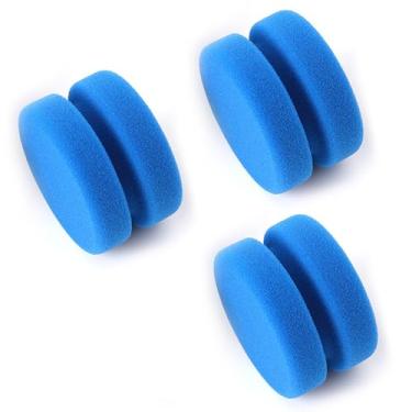 Imagem de Dogary Aplicador de esponja de tinta, esponjas portáteis versáteis, para detalhes de móveis e carros, alta densidade e forte absorção de água, adequado para cera de carro, reparo de parede, limpeza de