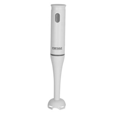 Imagem de Elétrico Portátil, 200W, 220V, com Copo 700ml, Lâmina de Alta Eficiência, Design Ergonômico, Velocidade Variável, 35cm x 5cm x 6cm, Preto e Branco