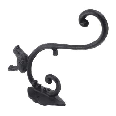 Imagem de Domary Gancho de Suporte de Planta, Suporte de Parede de Ferro para Lanterna de Alimentador de Pássaros para Cesta de Flores de Carrilhão de Ao Ar Livre, Embelezar Jardim Doméstico