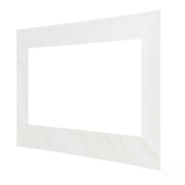 Imagem de Toldo para Area Externa, Cortina Toldo com Visor Lona Impermeável Dupla Face Sacada Portão Quintal(Branco,Altura 200 x Largura 400cm)