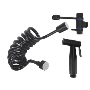 Imagem de Pulverizador higiênico portátil SIWOTED Pulverizador de bidê à prova de vazamento de aço inoxidável de pressão total para banheiro