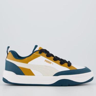 Imagem de Tenis Puma Park Lifestyle BDP Azul e Laranja, 39