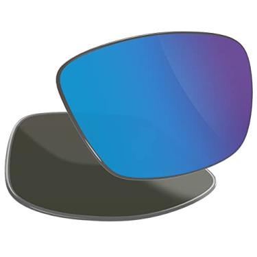 Imagem de Vaep Lentes de reposição polarizadas para óculos de sol Spy Optic Rocky - Azul gelo