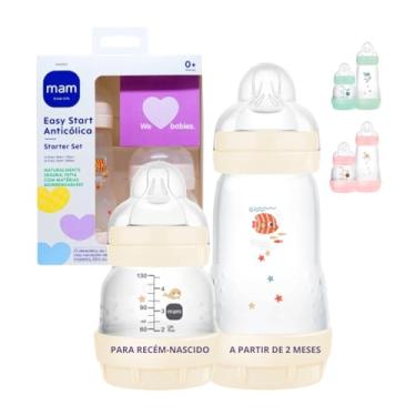 Imagem de Mamadeira MAM Anticólica - Easy Start - Starter Set - Mamadeiras 130ml e 260ml - Neutra