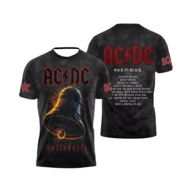 Imagem de Camiseta De Verão Para Homens Com Estampa De Banda De Rock, Gola Redon