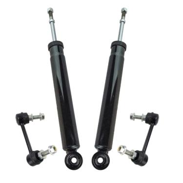 Imagem de TRQ Kit de suspensão de elos de barra oscilante do amortecedor traseiro, 4 peças para Nissan Murano AWD SUV 2009-2014