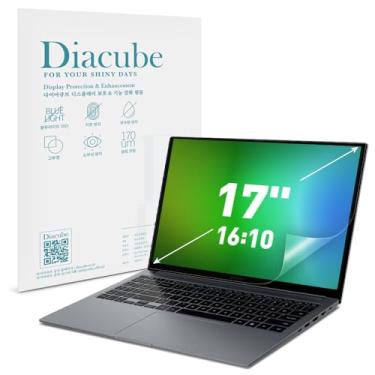 Imagem de Diacube Pacote com 2 protetores de tela com bloqueio de luz azul de 43.2 cm para tela panorâmica de 16:10, monitor de LED e laptop com proporção de tela panorâmica de 16:10 - Proteção para os olhos |