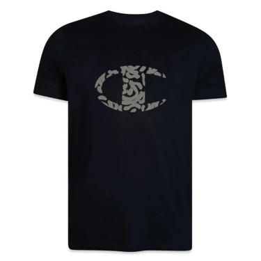 Imagem de Camiseta Champion Malhão C Logo Paint Preto Masculino-Masculino