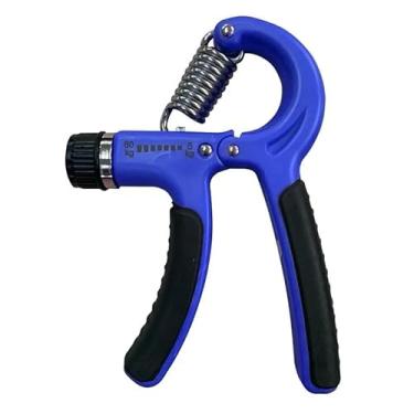 Imagem de Hand Grip Flexor de Punho com Mola Ajustável, Exercitador de Antebraço e Mãos, Resistência 5-60 kg (Azul)