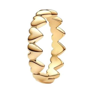 Imagem de Anel Em Forma De Coração Com Pedra Vermelha Em Prata Esterlina 925 Cor